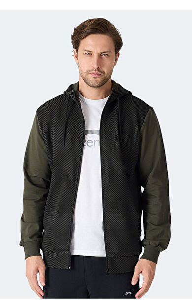 Slazenger FLAME Erkek  Haki Sweatshirt