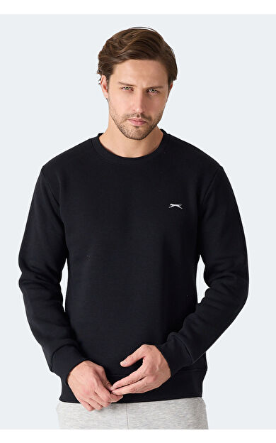Slazenger MEGAR I Erkek  Siyah Sweatshirt