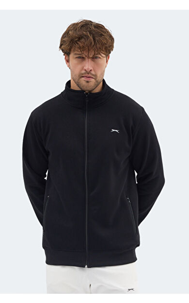 Slazenger MENDOZA I Erkek  Siyah Sweatshırt