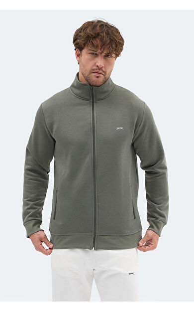 Slazenger MENDOZA I Erkek  Haki Sweatshırt