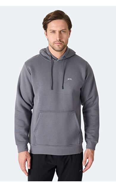 Slazenger MOONLIGHT I Erkek  Gri Sweatshirt
