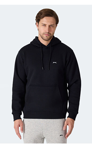 Slazenger MOONLIGHT I Erkek  Siyah Sweatshirt