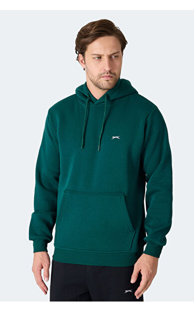 Slazenger MOONLIGHT I Erkek  Koyu Yeşil Sweatshirt