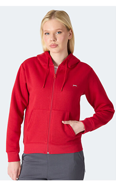 Slazenger MILIO I Kadın  Kırmızı Sweatshirt