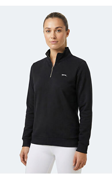 Slazenger MAXIS I Kadın  Siyah Sweatshırt