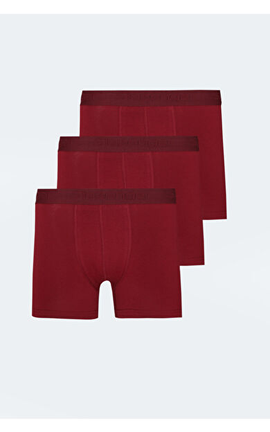 Slazenger JAMA 3 lü Set Erkek  Bordo Boxer