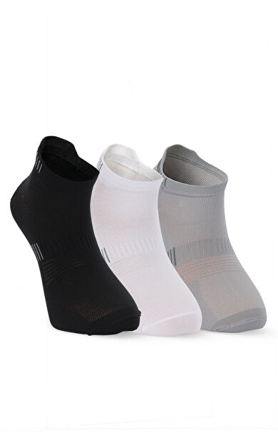 Slazenger JAGGER 3 lü Erkek  Siyah / Beyaz Çorap