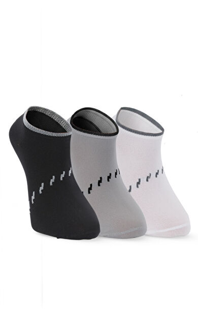 Slazenger JARA 3 lü Erkek  Siyah / Gri Çorap