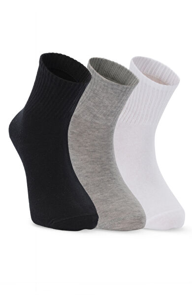 Slazenger JUMPY 3 lü Erkek  Siyah / Gri Çorap