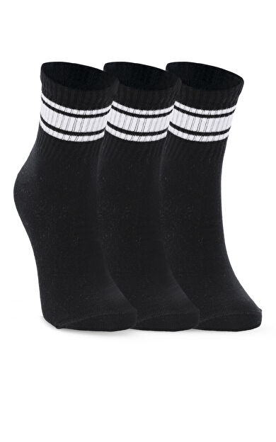 Slazenger JOKES 3  lü Kadın  Siyah Çorap