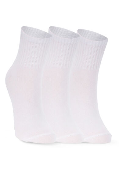 Slazenger JORIX 3 lü Kadın  Beyaz Çorap
