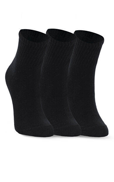 Slazenger JORIX 3 lü Kadın  Siyah Çorap