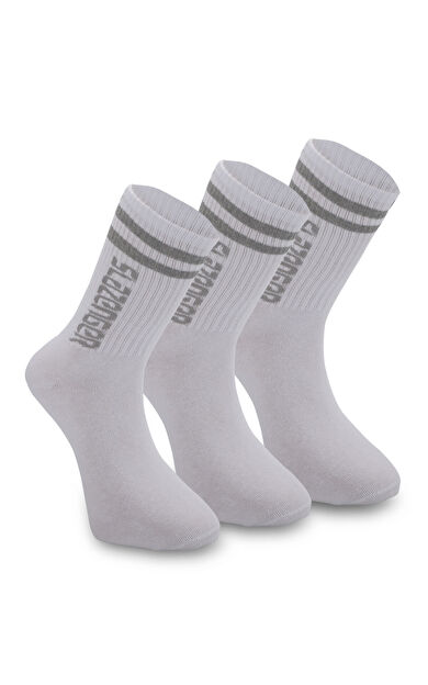 Slazenger JINN Erkek Çorap Beyaz Beyaz