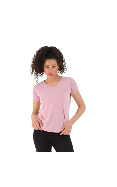 Slazenger Kadın T-Shirt PLAY-Pembe ST12TK291-601