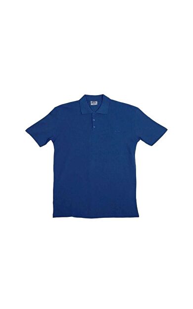 Slazenger Erkek T-Shirt SALVATOR Büyük Beden-Indigo ST11TE081B-789