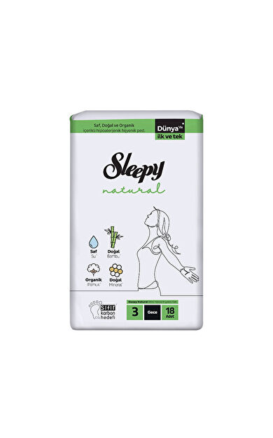 Sleepy Natural Süper Eco Uzun 18'Li