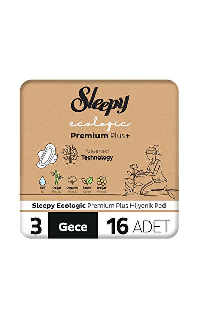 Sleepy Ecologic Super Eco Gece 16'Lı