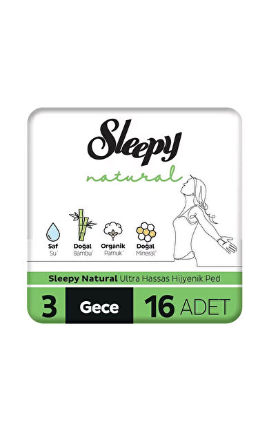 Sleepy Natural Süper Eco Gece 16'Lı