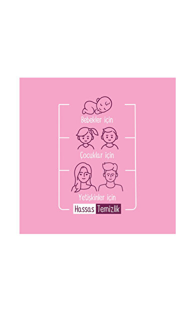 Sleepy Kişisel Bakım Havlusu Floral 100'Lü