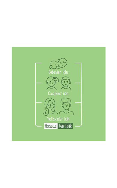 Sleepy Kişisel Bakım Havlusu Natural 100'Lü