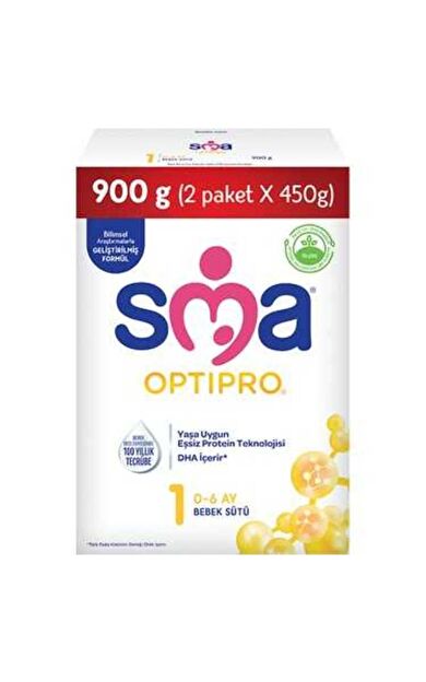 Sma Optipro 1 Devam Sütü 900 gr