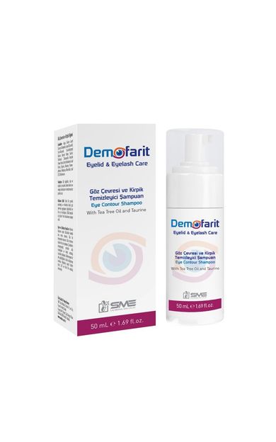 Demofarit Eyelid Eyelash Care Göz Çevresi ve Kirpik Temizleme Şampuanı 50 ML