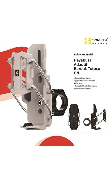Smnu Hayabusa Adaptif Bardak Tutucu Gri