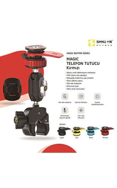 Smnu Magıc Telefon Tutucu Kırmızı