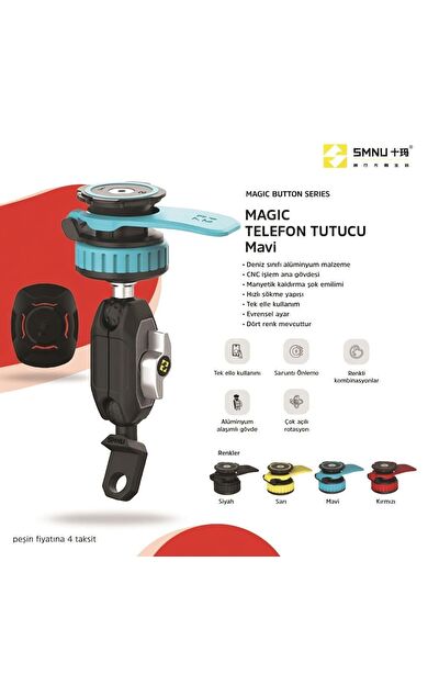 Smnu Magıc Telefon Tutucu Mavi