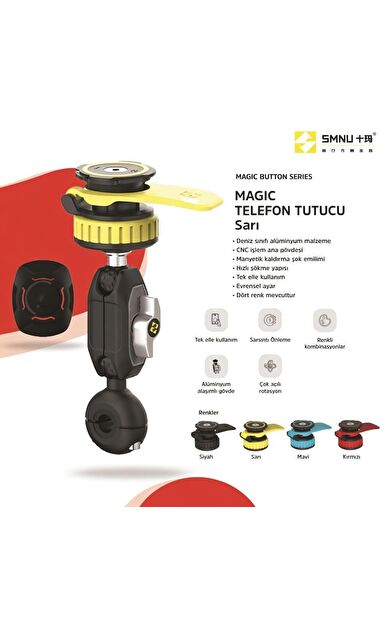 Smnu Magıc Telefon Tutucu Sarı