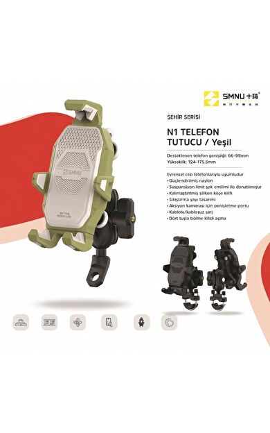 Smnu N1 Telefon Tutucu Yeşil