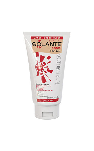 Solante Acnes Tinted Losyon SPF 50+ 50 ml