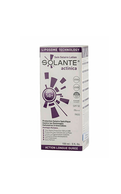 Solante Actinica Sun Care Lotion SPF 50+ 150 ml