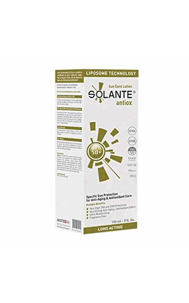 Solante Antiox Sun Care Lotion SPF 50+ 150 ml