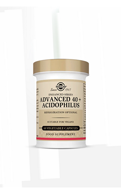 Solgar Advanced 40+ Acidophilus 60 Kapsül