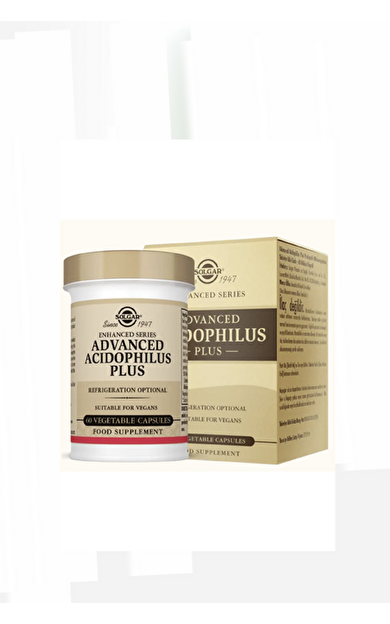 Solgar Advanced Acidophilus Plus 60 Kapsül
