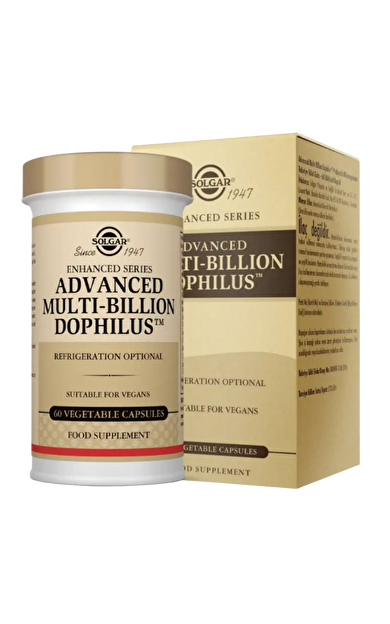 SOLGAR Advanced Multi-Billion Dophilus Probiyotik 60 Kapsül