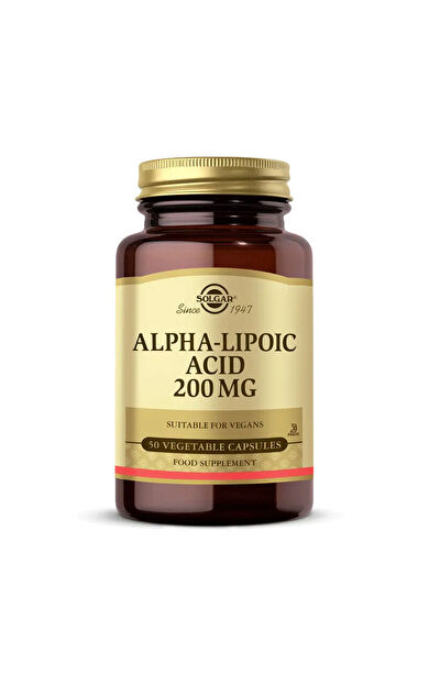 Solgar Alpha Lipoic Acid 200 mg 50 Kapsül