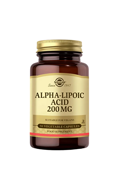 SOLGAR Alpha Lipoic Acid 200 mg 50 Kapsül