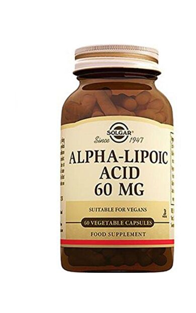 Solgar Alpha Lipoic Acid 60 Mg 30 Kapsül