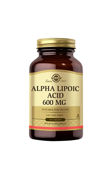 SOLGAR Alpha Lipoic Acid 600mg 50 Tablet