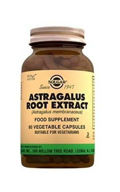 Solgar Astragalus Root Extract 60 Kapsül