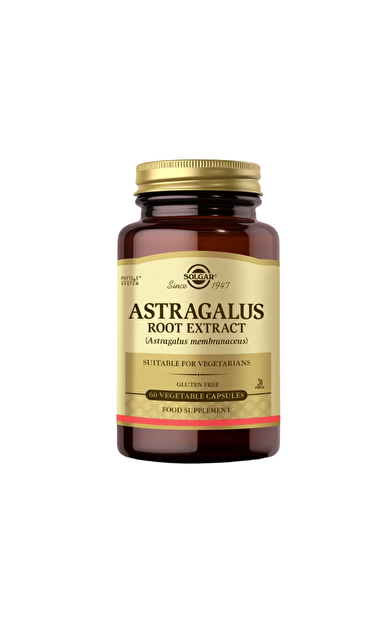 SOLGAR Astragalus Root Extract 60 Kapsül