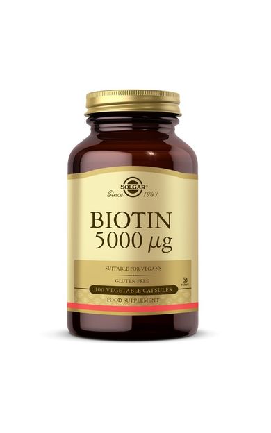 Solgar Biotin 5000 Mcg 100 Kapsül