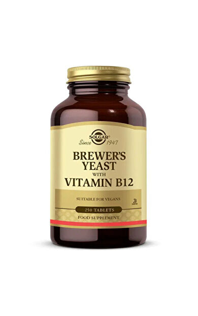 Solgar Brewers Yeast with Vitamin B 12 250 Tablet