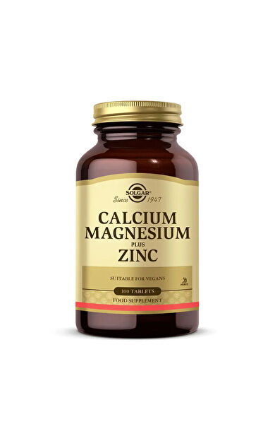 Solgar Calcium Magnesium Plus Zinc 100 Tablet