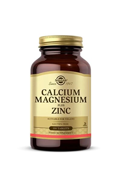 Solgar Calcium Magnesium Plus Zinc 100 Tablet