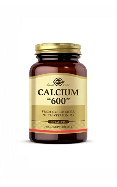Solgar Calcium Oyster Shell 600 Mg 60 Tablet