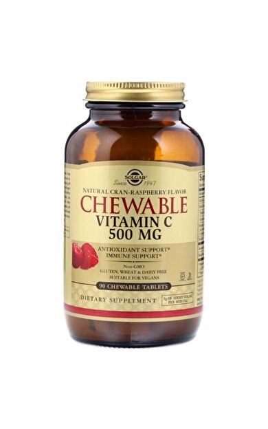 Solgar Chewable Vitamin-C 500 mg 90 Tablet