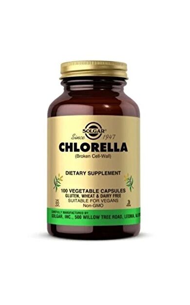 Solgar Chlorella 520 mg 100 Kapsül